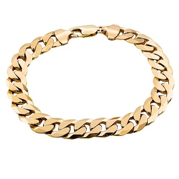 9ct Gold 28.7g 8 inch Curb Bracelet